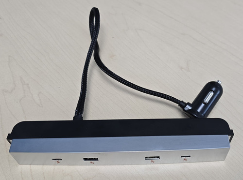 Estación Hub Usb Para Tesla Model 3 Highland 2024 65w