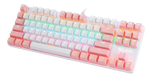 Teclado Gamer Mecanico De Rgb Antighosting Teclas Para Pc