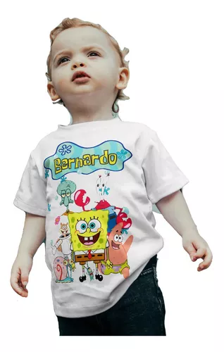 Camiseta Infantil Personalizada Bob Esponja - Patrick