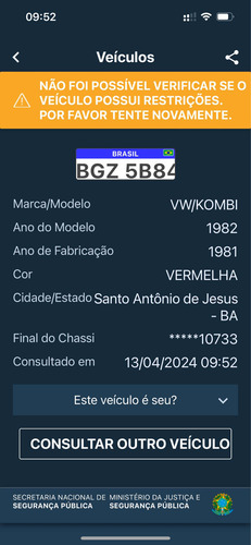 Kombi 1982 Cabine Dupla Restaurada Estilizada Emplacada 2024
