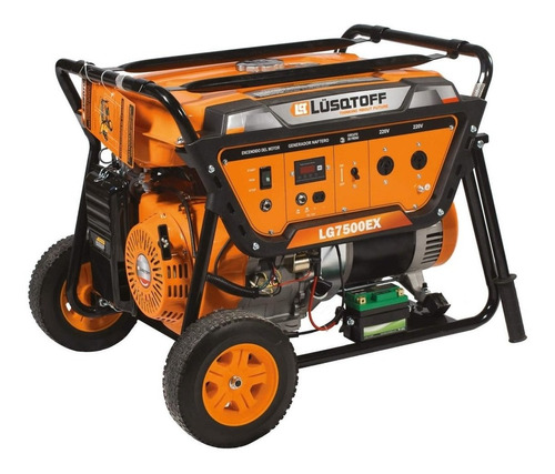 Generador Portátil Lüsqtoff Lg7500ex 6500w Monofásico Con Tecnología Avr 220v