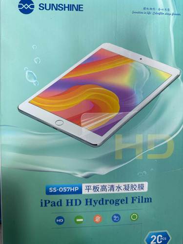 Mica Hidrogel Ss-057hp Sunshine Para Tablet iPad 20 Pzas