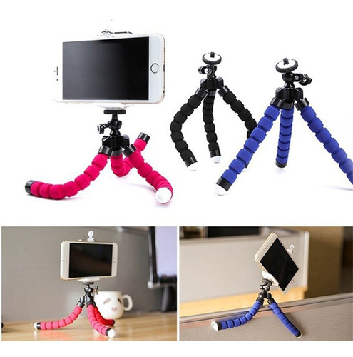 Imagen 3 de 6 de Soporte Trípode De Teléfono Cámara Mini Flexible 3 Patas