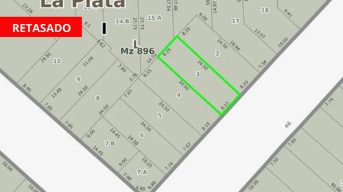 46 E/ 17 Y 18, La Plata -  Lote En Venta Con Construcción A Reciclar