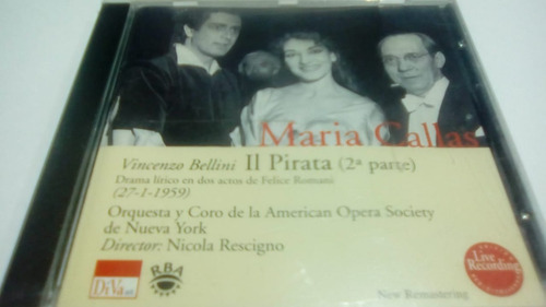 Maria Callas  Il Pirata (2º Parte)  Cd Nuevo Cerrado 