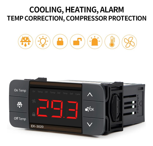 Refrigerador De Temperatura Digital Con Controlador De Tempe