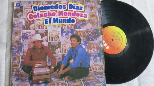 Vinyl Vinilo Lp Acetato Diomedes Diaz Colacho Mendoza Mundo