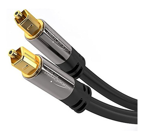 Cable De Audio Digital Toslink Optico Kabeldirekt - Serie P