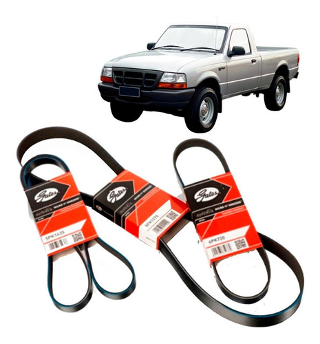 Correa Aire Acond Ford Ranger 2.3 8 Val Gasolina 93/94