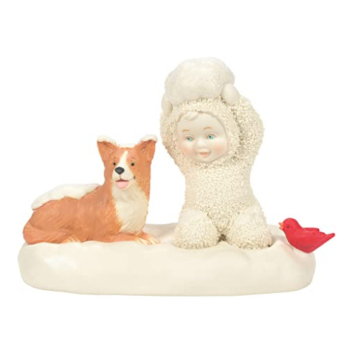 Figura Navideña Snowbabies Christmas Memories, Un Corg...