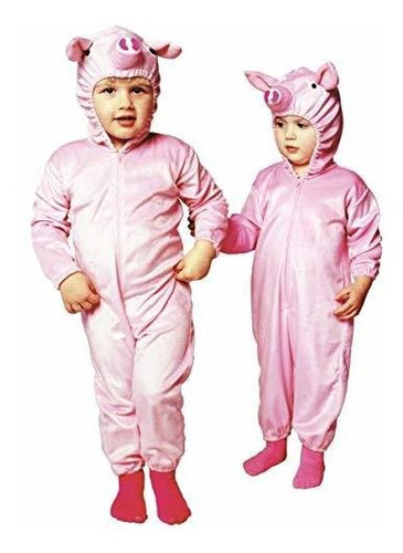 Disfraz Bebe - Pink Piggy Pajamas Niño (2-4) Traje