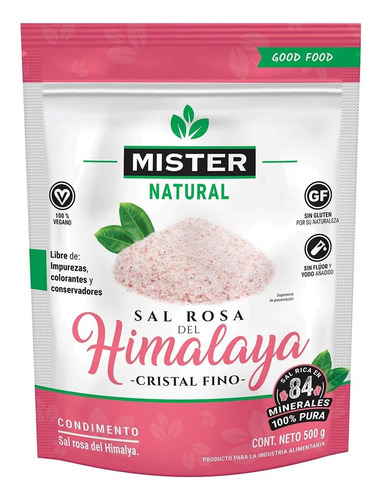 Sal Mister Natural Rosa Himalaya 500 G