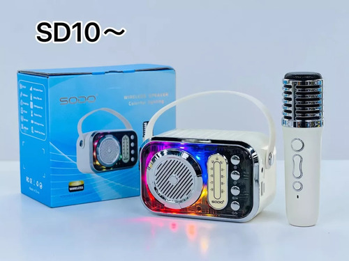 Sd10 Bluetooth Inalámbrico Con Micrófono Altavoz