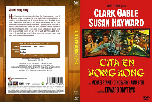Cita En Hong Kong ( Soldier Of Fortune) Susan Hayward - Dvd