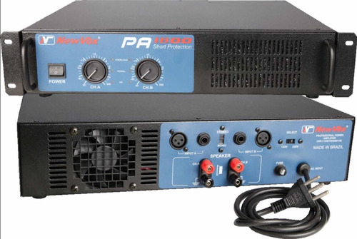 Amplificador Potência New Vox Pa 1600 - 800w Rms