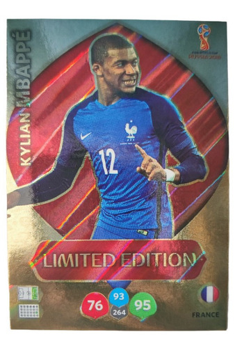 Carta Adrenalyn Xl Limited Edition Rusia 2018