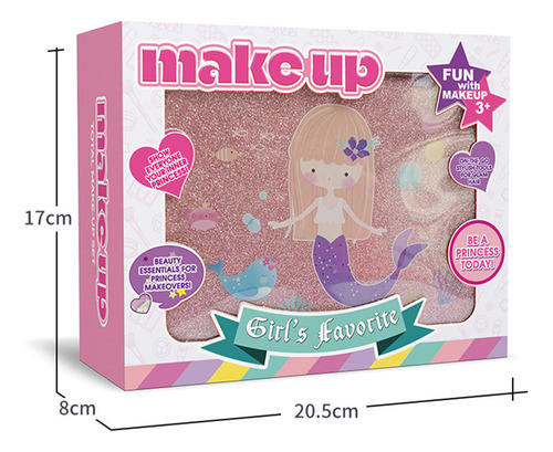 24 Juegos De Maquillaje Lavables No Tóxicos Para Niñas