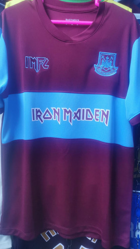 Camiseta Club West Ham X Iron Maiden 2019 Edicion Especial