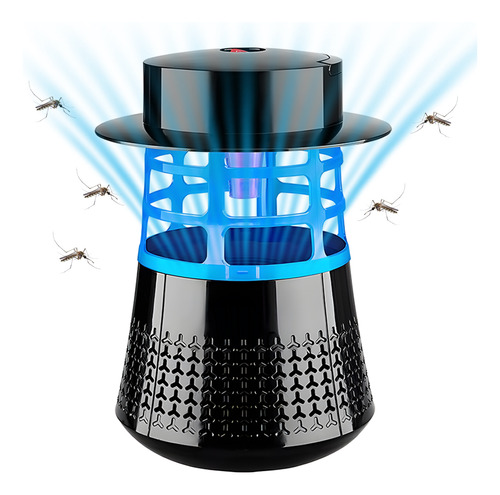 Lámpara De Interior. Con Mosquitero Zapper Home Bug. Para Za