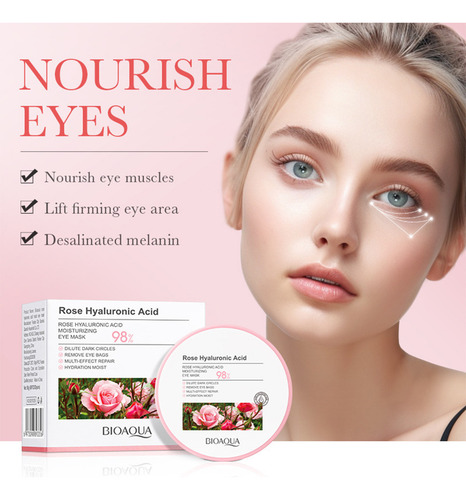Cuidados Com A Pele: Máscara Hidratante Para Os Olhos Com Ác