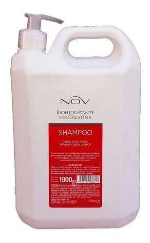 Shampoo Biohidratante Cabellos Teñidos Decolorados Nov