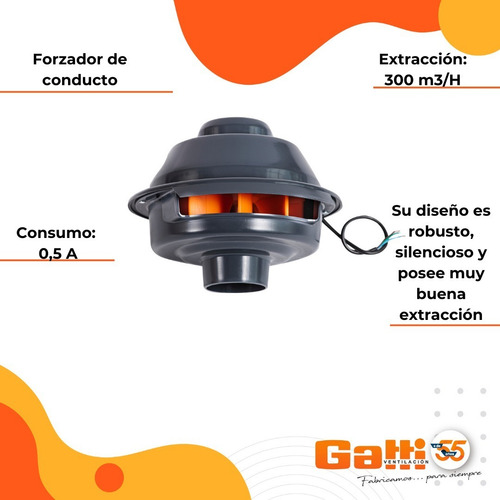 Extractor De Aire Satelital 4 (10cm) Unidireccional