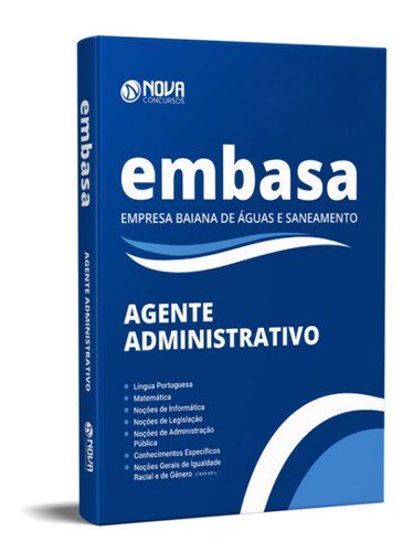 Apostila Embasa Agente Administrativo - Ed. Nova