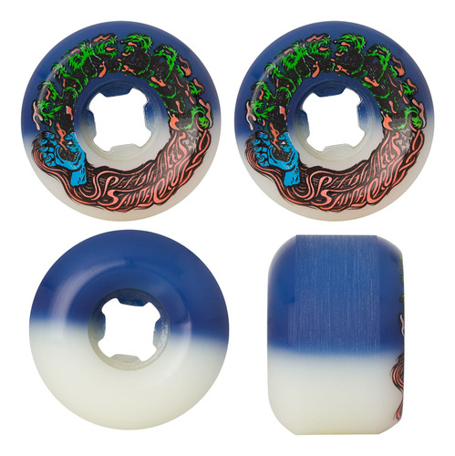 Ruedas De Skate Slime Balls Santa Cruz Hariballs 53 Mm 95a