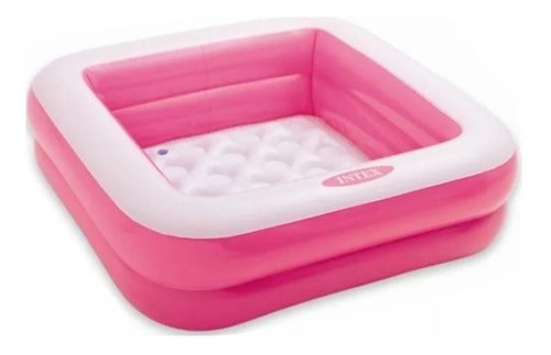 Piscina Inflable Intex Cuadrada 85*85*23 Para Niños+inflador