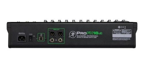Mackie Mezcladora 16 Ch 4 Bus C/efectos Y Usb Profx16v3