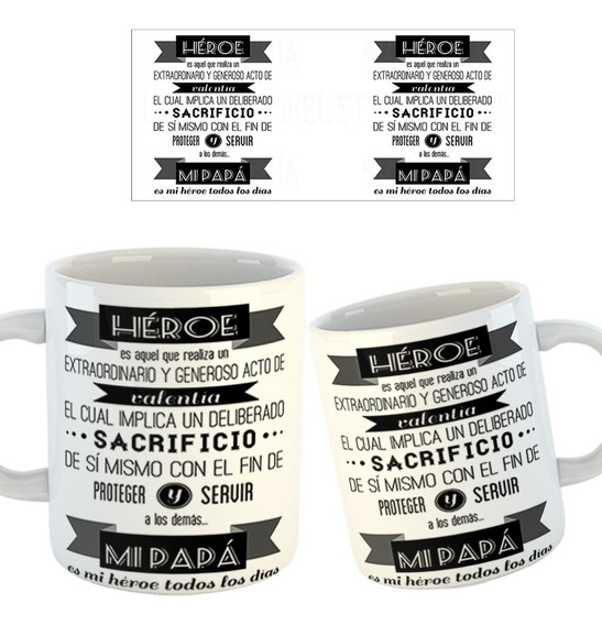 Taza Día Del Padre Regalo Para Papá Varios Diseños | MercadoLibre