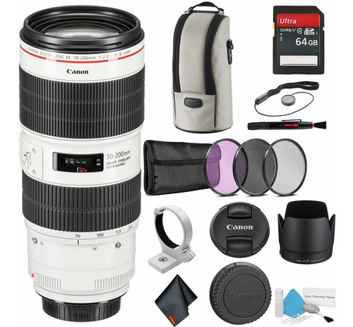 Ef  in Is Usm Telephoto Zoom Lens For Dslr Bundle