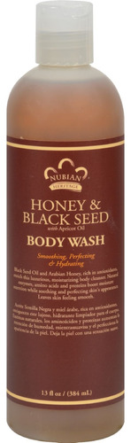 Nubian Heritage, Body Wash Miel Black Seed, 13 Onzas