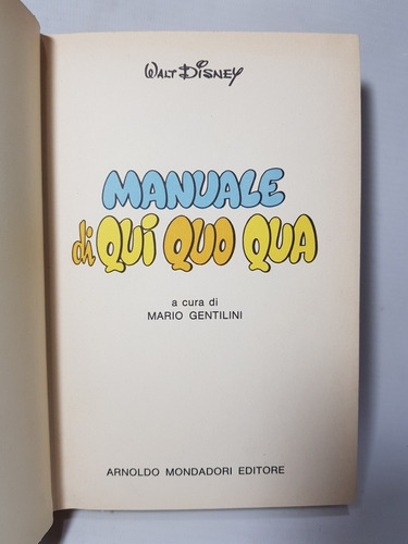 Imagen 4 de 10 de Walt Disney Pato Donald Antiguos Cuentos Italiano Mag 58058