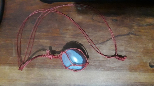 Colar Artesanal Pedra Da Lua
