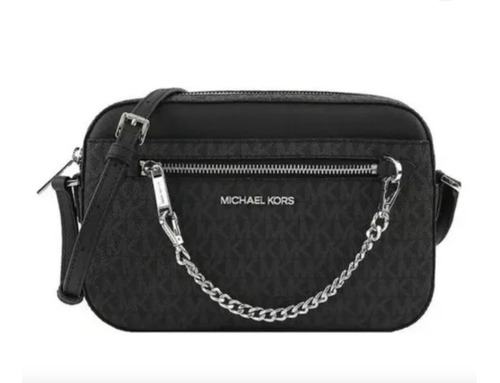  Cartera Michael Kors Jet Set Large Logo Crossbody Original 