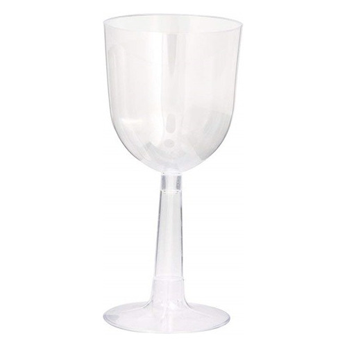 Copas Plásticas De Vino Transparente 12oz 4 Unidades