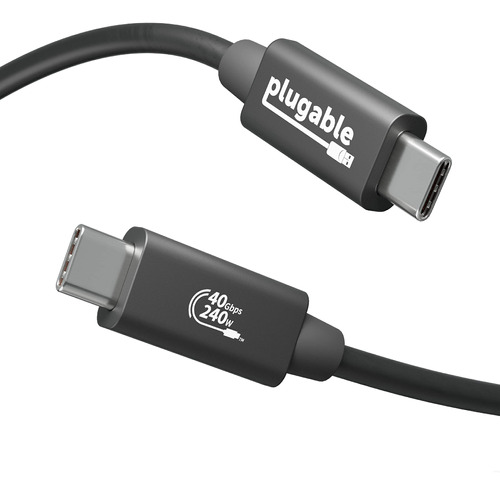 Plugable Cable Thunderbolt Carga Pie M) Certificado Usb-if