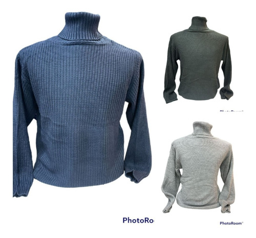 Pack X2 Polera Sweater Hombre Tejida Punto Ingles N. Ingreso