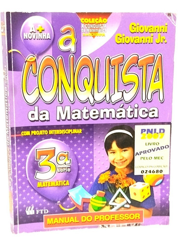 A Conquista Da Matemática, 3 Serie