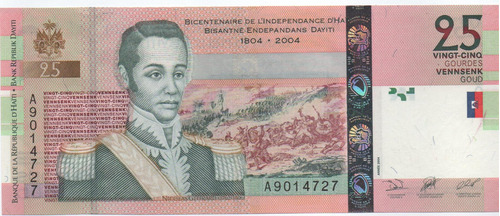 Haiti 25 Gourdes Vennsenk 2004