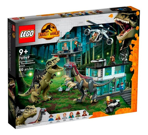 Lego 76949 - Ataque Do Giganotossauro E Do Therizinossauro
