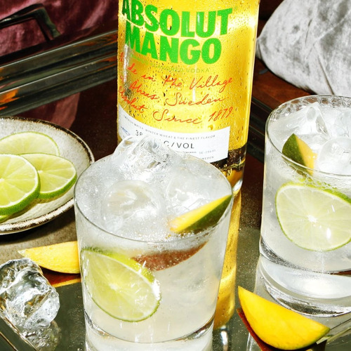 Caja De 12 Vodka Absolut Mango 750 Ml