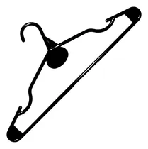 Comprar Perchas Plasticas Negras Adulto x100 Unidades Reforzadas Anteplast Blancanieves