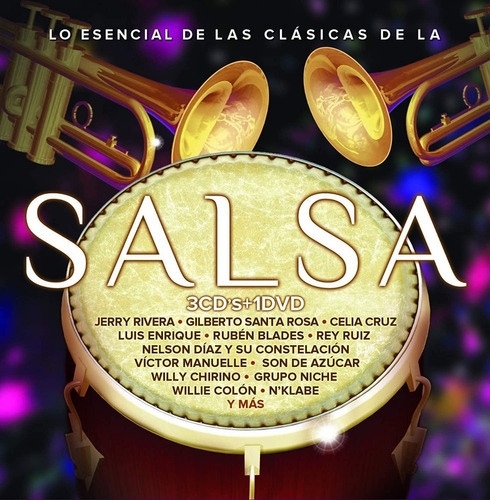 Varios Lo Esencial De Las Clasicas De La Salsa 3cd´s + 1 Dvd