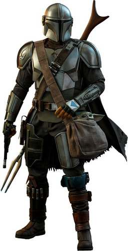 The Mandalorian The Child Grogu Hot Toys 1 / 4 Figura Escala