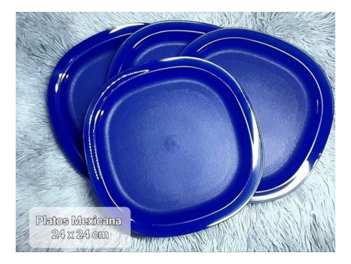Platos Para Cena Cuadrados Tupperware