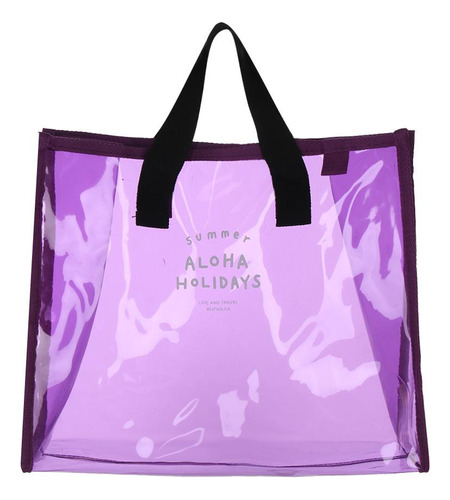 Bolso De Playa, Bolso De Hombro, Nuevo, Transparente, Imperm