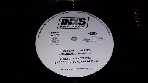 Inxs Elegantly Wasted Vinilo Maxi Promo Tremendo Caño Uk