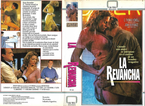 La Revancha Vhs C Thomas Howell Joan Severance